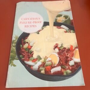 Vintage 1957 Carnation Failure-Proof Recipes Booklet‎ Mid-Century Advertising